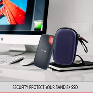 Holds 2 SSD Hard Drive Case Fits SanDisk 1TB/2TB/250GB/500GB Extreme Portable External SSD - SDSSDE6