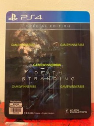 《今日快閃價》（中古二手）PS4遊戲 死亡擱淺 鐵盒特別版  Death Stranding [Special Edition] 港版中英文版