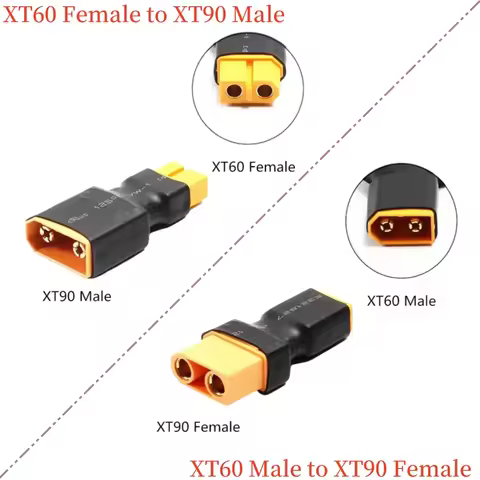 Adapter XT60 Male / Female To XT90 Male / Female Connector XT60 To XT90 Conversion Adapter for RC Li
