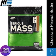 Optimum Nutrition Serious Mass 12lbs - ON Weight & Mass Gain, Muscle Building, Bulking & Sizing