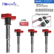 4pcs 06E905115 ABCD 06E905115E New Ignition Coil For Audi A3 A5 A6 A7 A8 Q3/5 R8 TT 8P Volkswagen Je