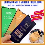 SAMSUNG A02s A03s A12 A20s A21s A31 Tempered Glass Ceramic Screen Protector Privacy / Clear / Bluera