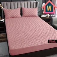 [FREE BAG] 4 in 1 Cadar Hilton Queen Bedsheet READY STOCK