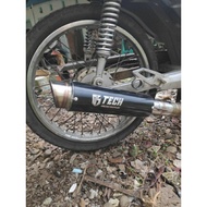 DS TECH 3 sound exhaust original racing muffler can be loud or calm inlet 50