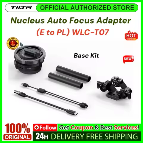 TILTA WLC-T07 Nucleus Auto Focus Adapter (E to PL) Dual Nano II Motor Kit Compatible for Sony Alpha 