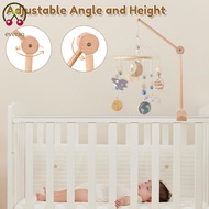 Baby Crib Mobile Arm 27inch Wooden Crib Mobile Holder Angle and Height Adjustable Crib Mobile Arm No