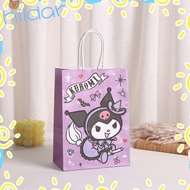 HILDAR Cartoon Handbag, Birthday Party Paper Kuromi Gift Bag, Children's Day Anime Candy Bag
