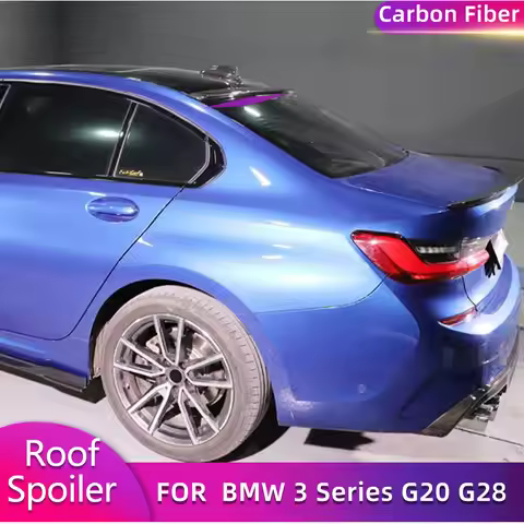 Carbon Fiber Car Rear Roof Spoiler Wings for BMW 3 Series G20 G28 Base Sedan 4-Door 2019-2023 Racing