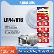 ♛ 4-30PCS Panasonic A76 LR44 AG13 G13A LR1154 SR1154 357A SR44 1.5V Button Coin Cells For Scale Watc