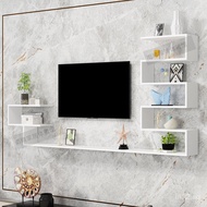 TV Cabinet Wall-Mounted Modern Minimalist Living Room Background Wall Cabinet Shelf Wall-Mounted Dec