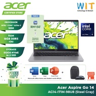 Acer Aspire Go 14 AG14-I71M-98U8 (Intel Core Ultra 9-185H/16GB RAM/512GB SSD/14" WUXGA IPS/Intel ARC