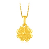 FC1 CHOW TAI FOOK 999 Pure Gold Pendant - Four Leaf Clover R17541