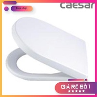CAESAR M243 soft-falling toilet lid mounted on genuine CPT1503 toilet code