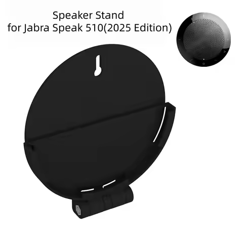 Desktop Speaker Stand for Jabra Speak 510 2025 Edition Shockproof Anti-drop Adjustable Angle Storage