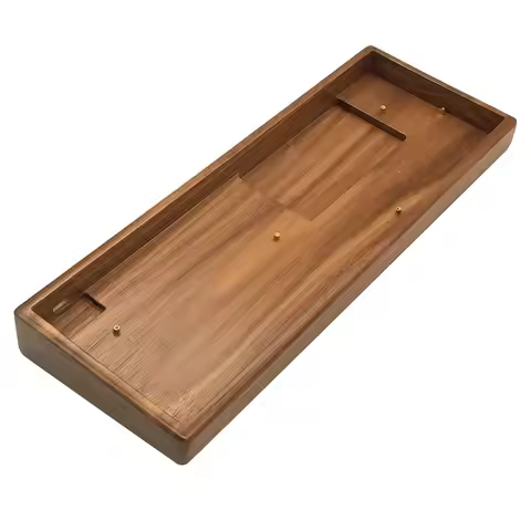 Beech/Walnut Wooden 60% Mechainical Keyboard GH60 Case Compatibal Wooting 60HE Rakka Poker3