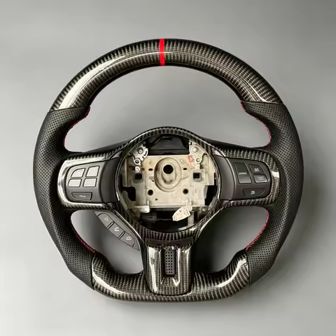 Custom Carbon Fiber Steering Wheel for Mitsubishi Lancer Evolution EVO X 2008-2015