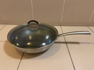 🈹🈹🈹316不鏽鋼蜂巢炒鍋家用不粘鍋 。明火及電爐均適用 🈹🈹