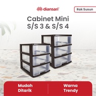 Mini Drawer Rack 3 Tiers 4 Tiers 5 Tiers Mini Cabinet SS 3 SS 4 SS 5 Diansari