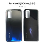 6.57" For vivo iQOO Neo3 5G Battery Cover Repair for Vivo iQOO Neo 3 Back Battery Cover V1981A Rear 