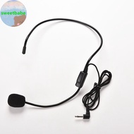 Sweetbabe Vocal Wired Headset Microphone microfono For Voice Amplifier Speaker Mike SG