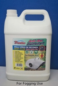 Dwellso Hydrogen Peroxide 3% 5Liter H2O2 Disinfectant for Fogging Machine