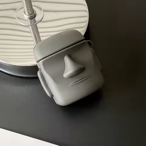 Original Easter The Stone Moai Earphone Case for Airpods Pro 2 1 3rd Generation 2022 Para Capa Funda