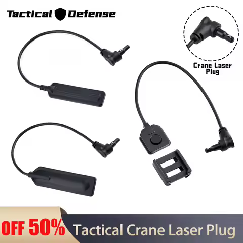Hunting Switch M-Lok Keymod Picatinny Crane Laser Plug Tactical Dual Switch for MAWL PEQ Crane Laser