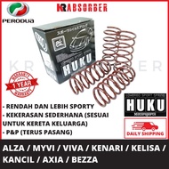 (Daily Ship) Alza/ Myvi / Viva / Myvi 2018 / Kancil / Kenari / Kelisa Sport Spring Huku-Suspension-C