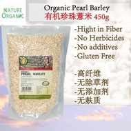 READY STOCK Organic Pearl Barley Barli Mutiara Organik 有机珍珠薏米 450g Good Health Long Life