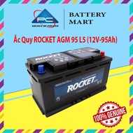 Bình Ắc Quy 12V-95Ah Ắc Quy ROCKET AGM 95 L5