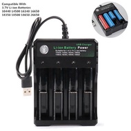 Universal 4 Slot 14500/16340/18650/26650/AAA/AA USB 3.7v Li-ion Battery Charger