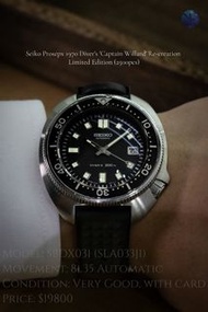⚫️SEIKO 1970’s鮑魚殼/ ‘Captain Willard’復刻限量版✅- SBDX031🔥
二手中古 SEIKO 精工 PROSPEX 1970 Diver’s Re-creation 