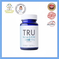 Tru Niagen 300mg NAD+ Booster Supplement NMN - Cellular Energy Metabolism & Repair 30 vegetarian cap