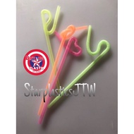 Crispy spiral straws, hygienic, contents 50 pcs - thick, hygienic