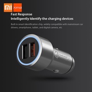 online Xiaomi 70mai Quick Charge3.0 Dual USB Car Charger For Huawei Samsung s10 For Iphone 5 6 7 8 7