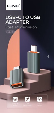 LDNIO - A99 USB-A 轉接頭 轉 Type-C USB-A Male to Type-C Female Adapter Converter OTG