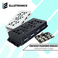 Elliztronics Honeycomb Case for QC3.0 Fast Charger USB DC-DC Buck Converter Module (XFW-KC42-4)