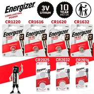 Energizer CR Series 3V Lithium Coin Batteries CR1220, CR1616, CR1620, CR1632, CR2430, CR2450