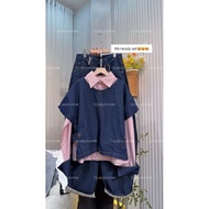 KEMEJA IMPRT 2in1 TOP (999) (2in1 SHIRT TOP ONLY)