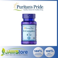 Puritan’s Pride Vitamin B-Complex & Vitamin B-12 – 180 Tablets