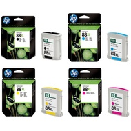 HP 88 LARGE BLACK & COLOR INK CARTRIDGE (C9396A C9391A C9392A C9393A)