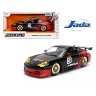 Jada 1/24 Scale Porsche 911 GT3 RS 996 Advan Hyper-Spec Die-cast Car 36371