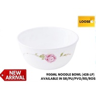 Corelle Loose (428-LP) 900ml Noodle Bowl (Country Rose / Sakura / Provence Garden / European Herbs / Daisy Field)
