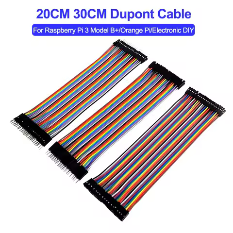20CM 30CM Dupont Cable Female to Female Male to Male M to F 1p-1p Jumper Wire Dupont Lines for Ardui