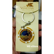 GANTUNGAN Macau Merchandise Chip Poker Keychain
