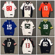 Nfl Rugby Jersey American Football Jersey hiphop Harajuku Loose Large Size Street Hip Hop Couple Ret