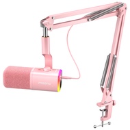 Maono PD100X chế độ kép USB/XLR RGB Micro động với phần mềm maonolink tiếng ồn hủy bỏ cho PC Cho Str