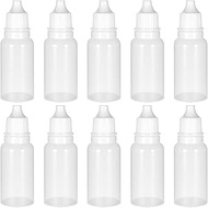 JYNVO 10 Pcs 10ml Plastic Dropper Bottle, Drizzle Bottle, Drip Bottles for Liquid Samples