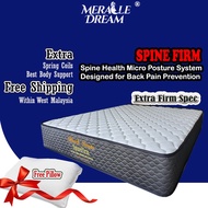 MATTRESS Tilam SPRING-Single 10" Spine Firm Spring Mattress-EXTRA FIRM-Hotel Tilam Bujang 睡房家具