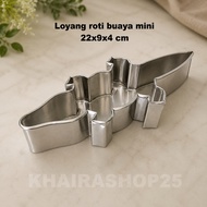Mini gift crocodile bread pan 22x9x4 cm Crocodile-shaped pan